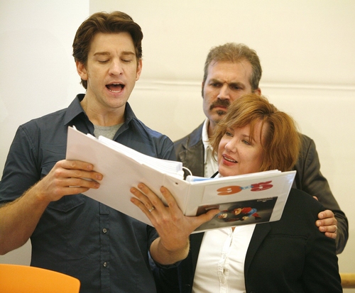 Andy Karl,Marc Kudisch and Kathy Fitzgerald 
 Photo