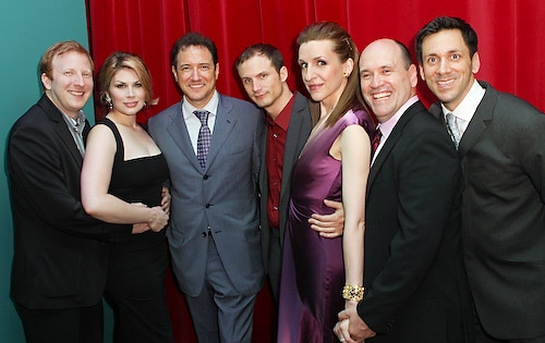 The Cast with Kevin McCollum and Michael Berresse Photo