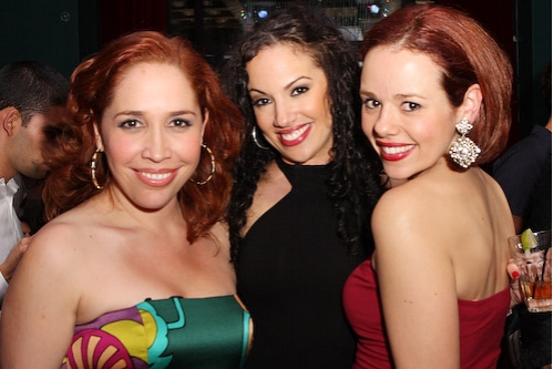 AndrÃ©a Burns, Nina LaFarga, and Janet Dacal Photo