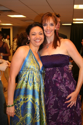 Broadway Stands for Freedom Director Jen Bender and Julia Murney
 Photo