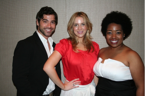 Daniel Torres (upcoming Godspell), Sara Chase (upcoming Godspell) and Celisse Henders Photo