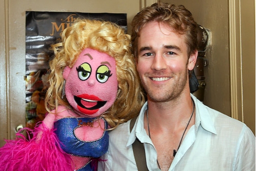 James Van Der Beek and Lucy have a moment Photo