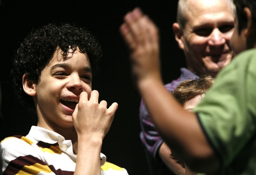 Photo Coverage: Cast of  'Billy Elliot' Meet and Greet the Press Image