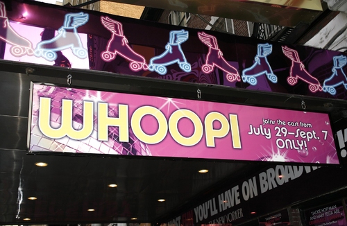 Theatre Marquee for Whoopi Goldberg's Opening Night Performance in XANADU 
 Photo