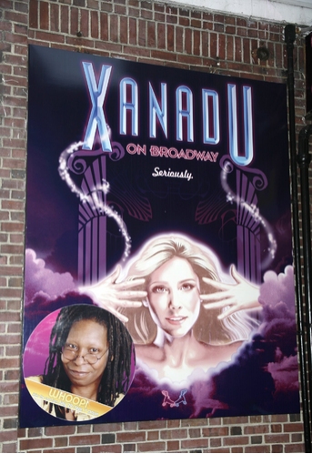 Theatre Marquee for Whoopi Goldberg's Opening Night Performance in XANADU 
 Photo
