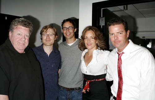 George Wendt, Anthony Rapp, Tom Cavenaugh, Alice Ripley, and Clarke Thorell Photo