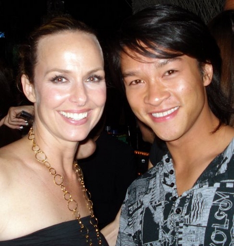 Melora Hardin and Ethan LePhong Photo