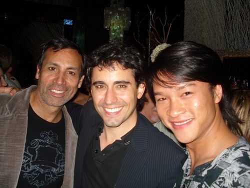 Daniel Guzman, John Lloyd Young and Ethan LePhong Photo