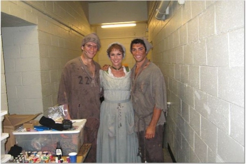 Melora Hardin with Joel Gelman and Steve Mazurek Photo