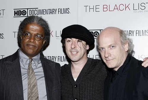  Elvis Mitchell, Alan Cumming and Timothy Greenfield-Sanders Photo