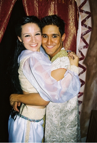 Genna Kanago (Jasmine) and Michael Navarro (Aladdin) Photo