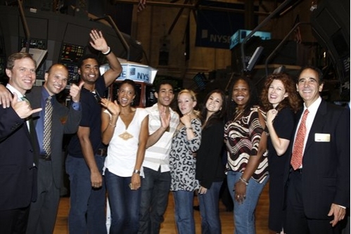 Photo Coverage: The Cast of RENT Rings The NYSE Opening Bell Image