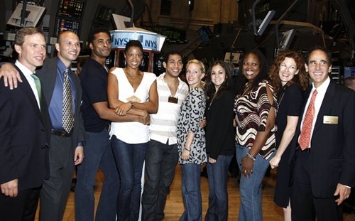 Photo Coverage: The Cast of RENT Rings The NYSE Opening Bell Image