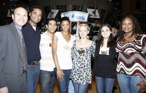 Photo Coverage: The Cast of RENT Rings The NYSE Opening Bell Image