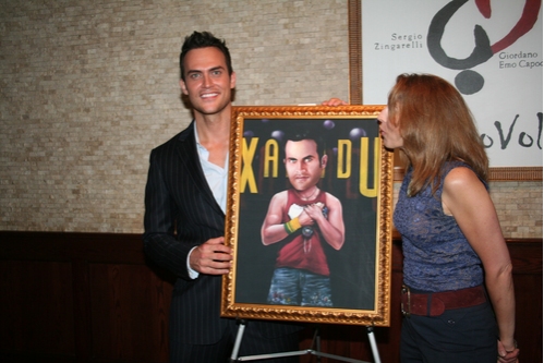 Cheyenne Jackson and Valerie Smaldone Photo