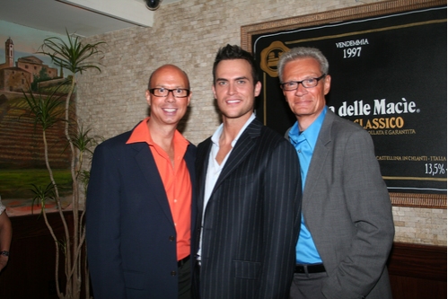 Richie Ridge, Cheyenne Jackson and Preston Ridge
 Photo