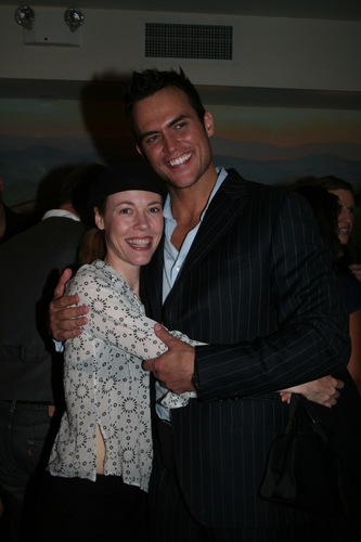 Veanne Cox and Cheyenne Jackson
 Photo