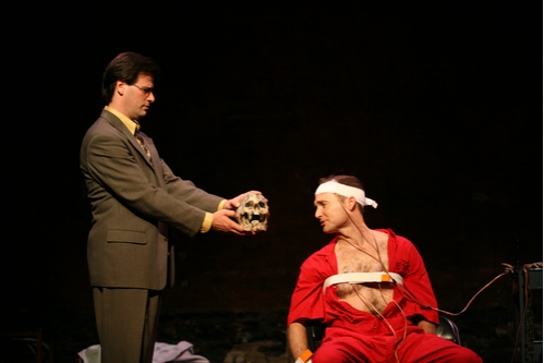 Gregory Sherman (Horatio) and Christopher Haas (Hamlet) Photo