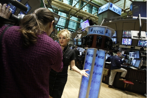 Photo Coverage: Orfeh Rings the Opening Bell at the NYSE Image
