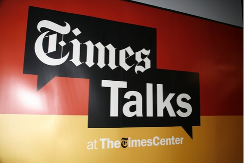 Photo Coverage: Times Talks Presents Daniel Radcliffe: Screen to Bway Stage Image