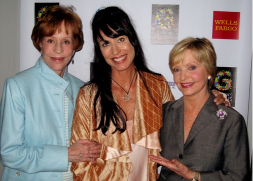 Carol Burnett, Erin Hamilton and longtime family friend Florence Henderson Photo