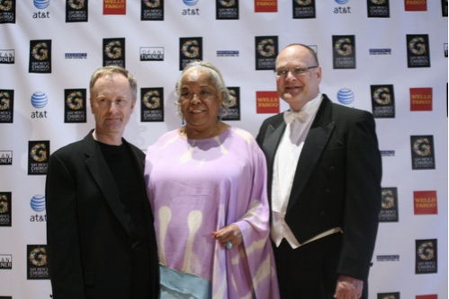 GMCLA Executive Director Hywel Sims, Della Reese and GMCLA Artistic Director/Conducto Photo