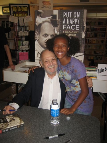 Charles Strouse and a happy young fan Photo
