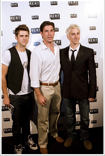 Aaron Tveit, Richard H. Blake and Luther Creek

 Photo