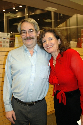Bart Greenberg (MAC Award Winner and manager of Barnes and Noble) and Kayce Glasse

 Photo