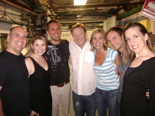 Photo Flash: Jenn Colella Visits [title of show] Image