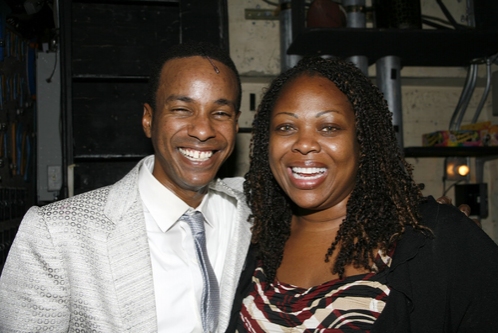 Photo Coverage Exclusive: Olympic Gold Medalist Liukin Visits 'Hairspray' Image