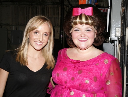 Photo Coverage Exclusive: Olympic Gold Medalist Liukin Visits 'Hairspray' Image