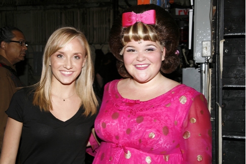 Photo Coverage Exclusive: Olympic Gold Medalist Liukin Visits 'Hairspray' Image