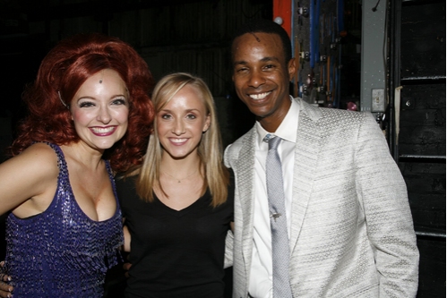 Photo Coverage Exclusive: Olympic Gold Medalist Liukin Visits 'Hairspray' Image