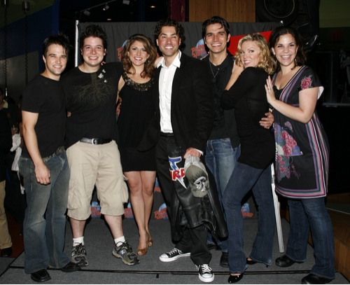 Photo Coverage: Ace Young Celebrates 'Grease' Debut; Donates T-Bird Jacket to Planet Hollywood Image