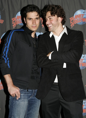 Photo Coverage: Ace Young Celebrates 'Grease' Debut; Donates T-Bird Jacket to Planet Hollywood Image