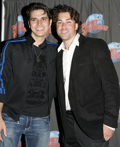 Photo Coverage: Ace Young Celebrates 'Grease' Debut; Donates T-Bird Jacket to Planet Hollywood Image