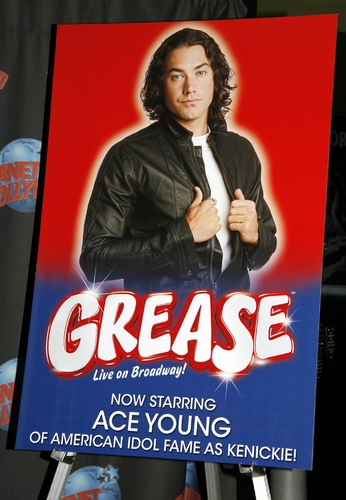 Photo Coverage: Ace Young Celebrates 'Grease' Debut; Donates T-Bird Jacket to Planet Hollywood Image