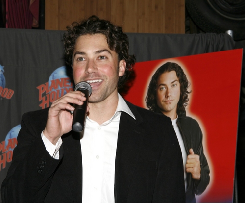 Photo Coverage: Ace Young Celebrates 'Grease' Debut; Donates T-Bird Jacket to Planet Hollywood Image