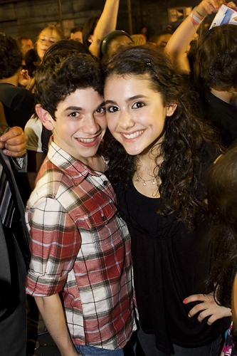 Alberto Calderon and Ariana Grande Photo