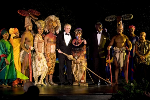 Photo Flash: THE LION KING Visits the White House 