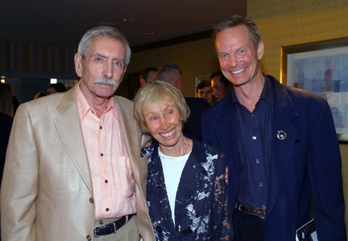 Edward Albee, Francine Horn and Bill Irwin Photo