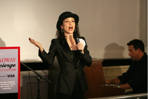 Photo Flash: Bebe Neuwirth Performs at the Broadway Concierge and Ticket Center Opening Image