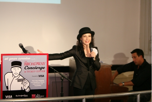 Photo Flash: Bebe Neuwirth Performs at the Broadway Concierge and Ticket Center Opening Image