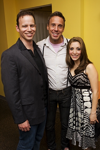James Donegan, Michael West and Christina Bianco Photo
