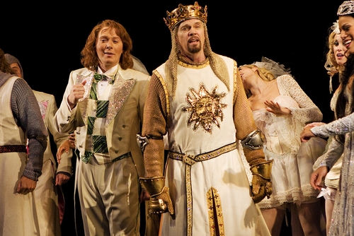 Photo Coverage: Clay Aiken Returns to 'Monty Python's Spamalot' Image