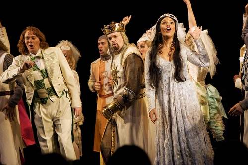 Photo Coverage: Clay Aiken Returns to 'Monty Python's Spamalot' Image