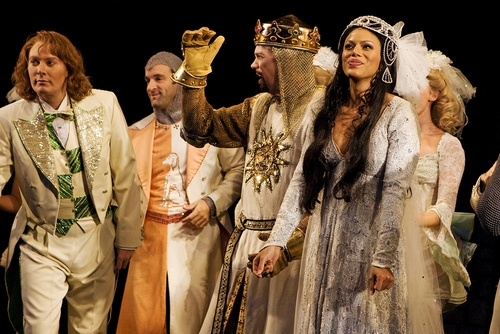 Photo Coverage: Clay Aiken Returns to 'Monty Python's Spamalot' Image