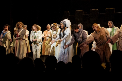 Photo Coverage: Clay Aiken Returns to 'Monty Python's Spamalot' Image