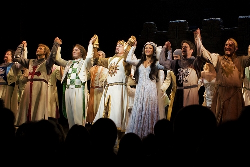 Photo Coverage: Clay Aiken Returns to 'Monty Python's Spamalot' Image